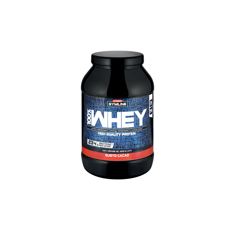 Enervit Gymline 100% Whey Proteine Sportivi Gusto Cacao 900g Enervit Gymline 100% Whey Proteine Sportivi Gusto Cacao 900g