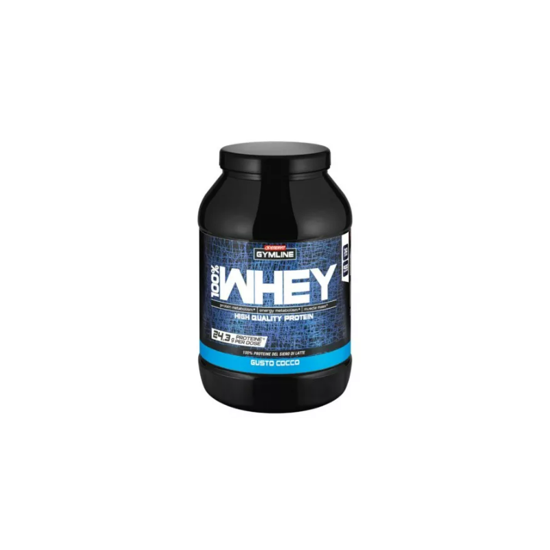 Enervit Gymline 100% Whey Proteine Sportivi Gusto Cocco 900g Enervit Gymline 100% Whey Proteine Sportivi Gusto Cocco 900g