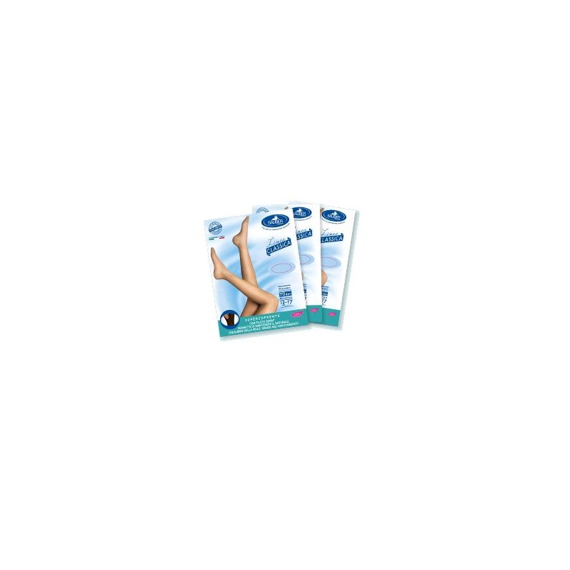 Collant 70 Denari Super Coprente Nero 5 Linea Classica Sauber per Gambe 70 Den
