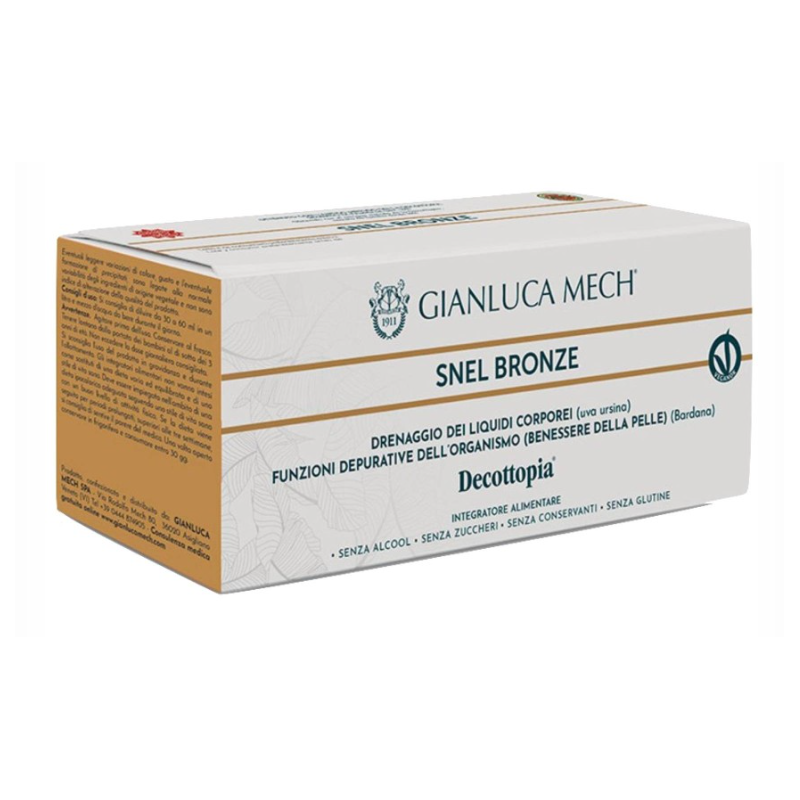 confezione Mech Decopocket Snel Bronze Integratore Drenante 8 Stick
