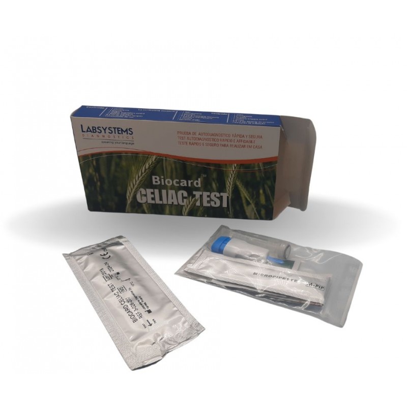 Biocard Celiac Test Rapido Fai Da Te Per Celiachia 1 Pezzo