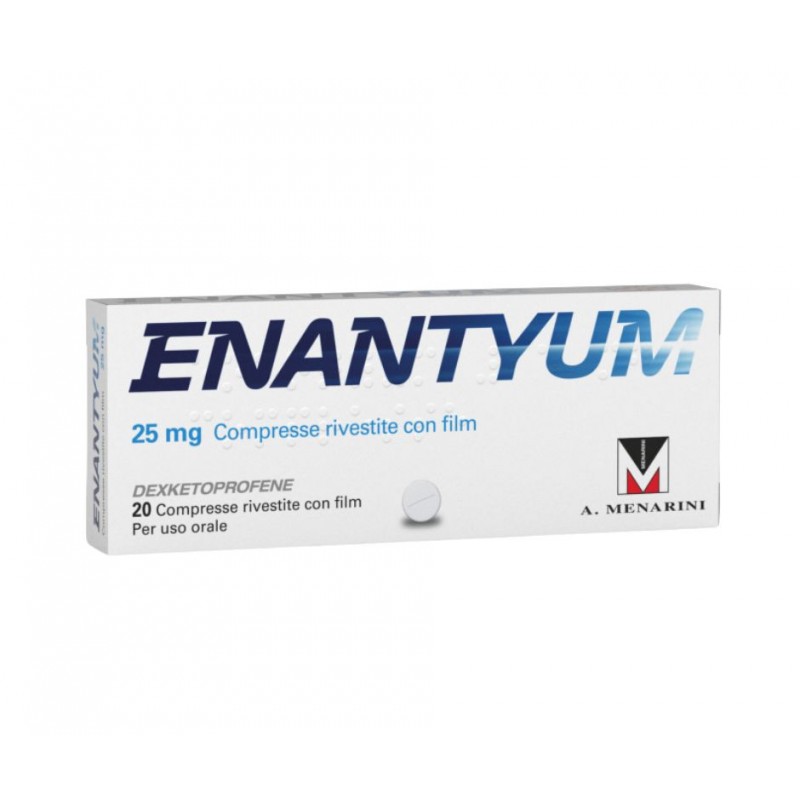 Enantyum 20 Compresse Rivestite 25 mg Antinfiammatorio ed Antidolorifico