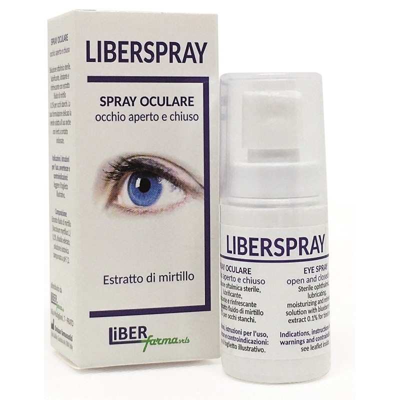 Liberspray Spray Oculare per Occhi Stanchi 10 ml Liberspray Spray Oculare per Occhi Stanchi 10 ml