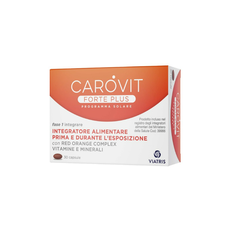 Carovit Forte Plus Integratore per Protezione Solare 30 Capsule