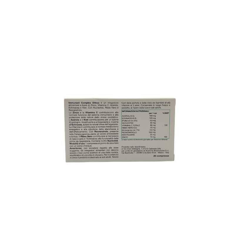 Immunact Complex Difesa Integratore per Sistema Immunitario 20 Compresse Immunact Complex Difesa Integratore per Sistema Immunitario 20 Compresse