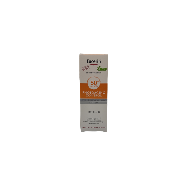 Eucerin Sun Fluid Anti Age Crema Solare SPF50+ 50ml Eucerin Sun Fluid Anti Age Crema Solare SPF50+ 50ml