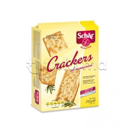 Schar Crackers Al Rosmarino Senza Glutine 210g