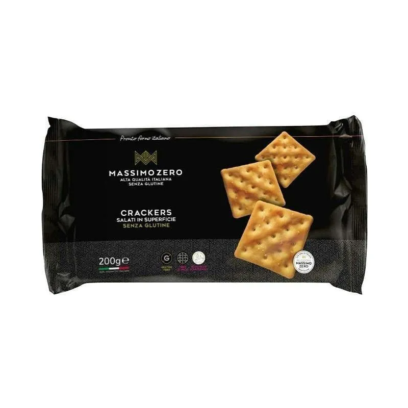 Massimo Zero Crackers Salati Senza Glutine 200g