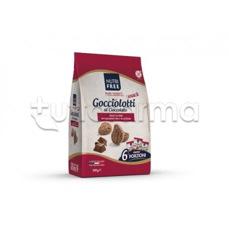 Nutrifree Gocciolotti al Cioccolato Senza Glutine per Celiaci 240g