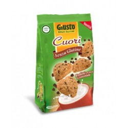 Giuliani Giusto Frollini Cuori Con Gocce di Cioccolato Senza Glutine per Celiaci 200g