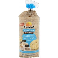 Cereal Gallette Integrali Mais, Riso e Semi Senza Glutine 115g