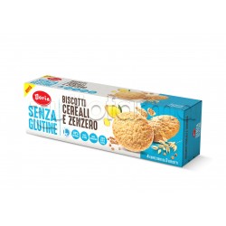 Doria Biscotti Cereali e Zenzero Senza Glutine 4 Confezioni da 3 Biscotti