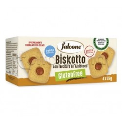 Falcone Biskotto con Farcitura Albicocca Senza Glutine 4 x 55g