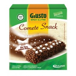 Giusto Comete Snack Barrette Senza Glutine al Cacao e Riso Soffiato 120g