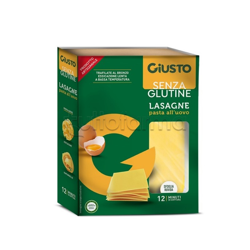 Giusto Senza Glutine Sfoglia Lasagne all'Uovo 250g
