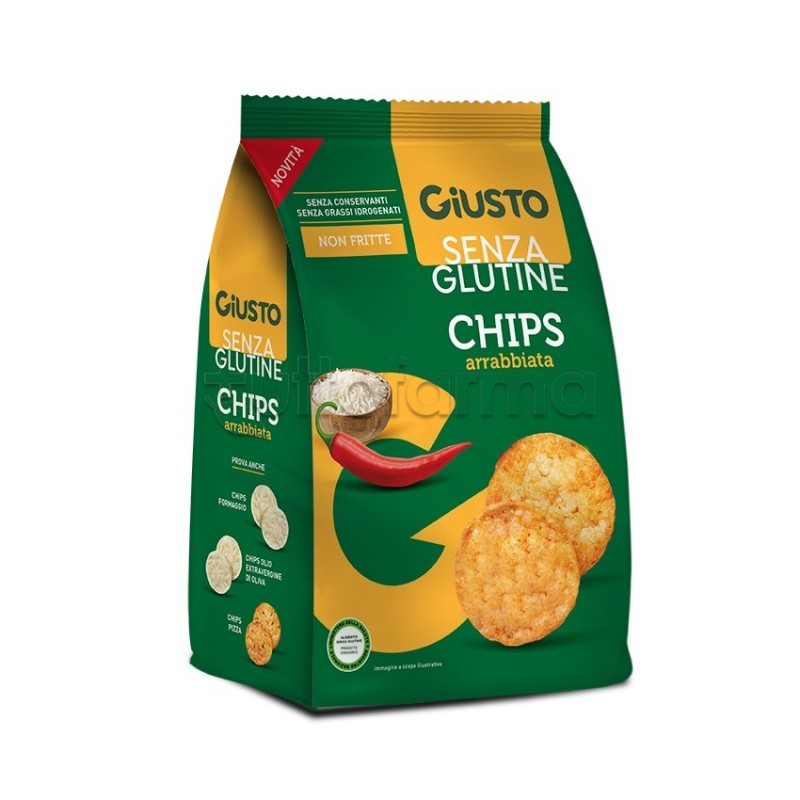 Giusto Senza Glutine Chips Arrabbiata 40g