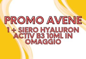 Promo Avene: aquista un prodotto Antiage o Suncare e ricevi in omaggio il siero Hyaluron Activ B3 10ml Promo Avene: aquista un prodotto Antiage o Suncare e ricevi in omaggio il siero Hyaluron Activ B3 10ml