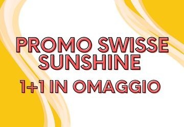 Promo Swisse Sunshine 1+1 Omaggio Promo Swisse Sunshine 1+1 Omaggio