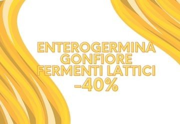 Enterogermina Gonfiore e Fermenti lattici scontati del 40%