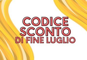 Scopri l'Extra sconto di fine Luglio
